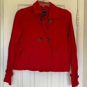 Wet Seal long sleeve jacket red size small